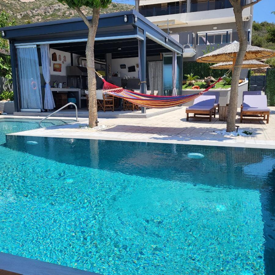 Stergiou Luxury Apartments With Shared Pool 阿纳维索斯 外观 照片